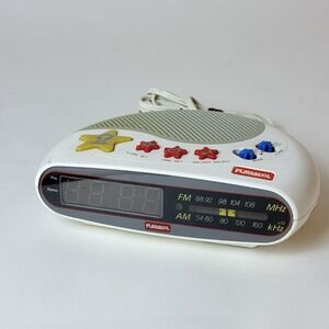 Vintage‎ Playskool Kids Digital Alarm Clock AM/FM for Parts Replacement